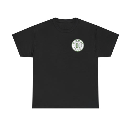 Circle Logo Tee — Vintage Green 'III' Emblem Chest T-Shirt
