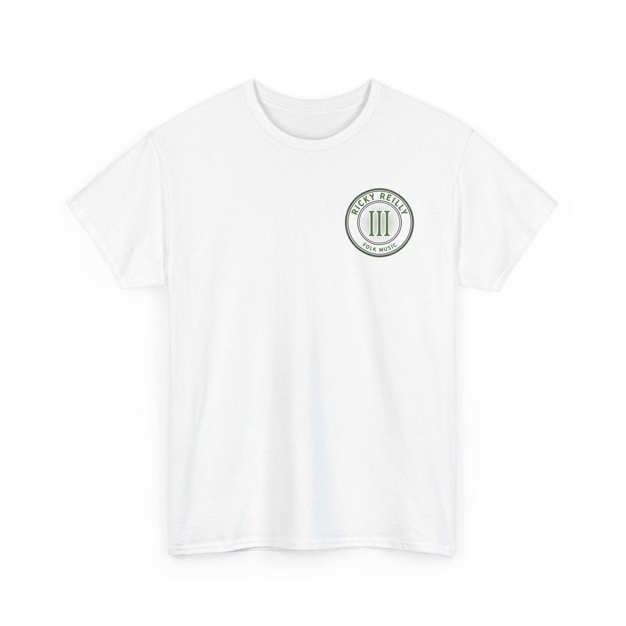 Circle Logo Tee — Vintage Green 'III' Emblem Chest T-Shirt