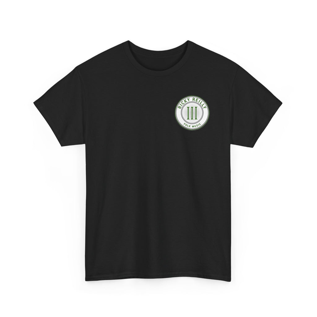 Circle Logo Tee — Vintage Green 'III' Emblem Chest T-Shirt