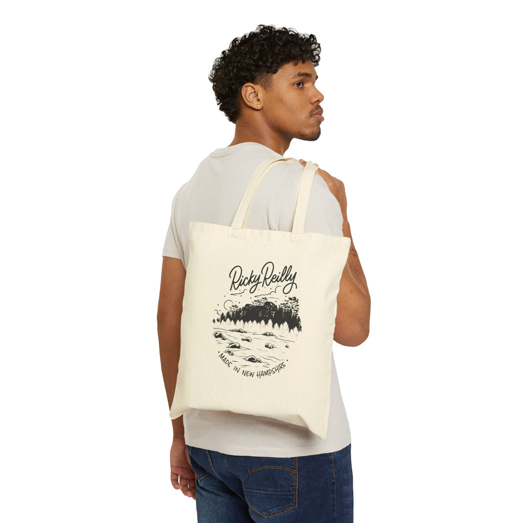 Canvas Tote Bag — Ricky Reilly 'Made in New Hampshire' Scenic Print