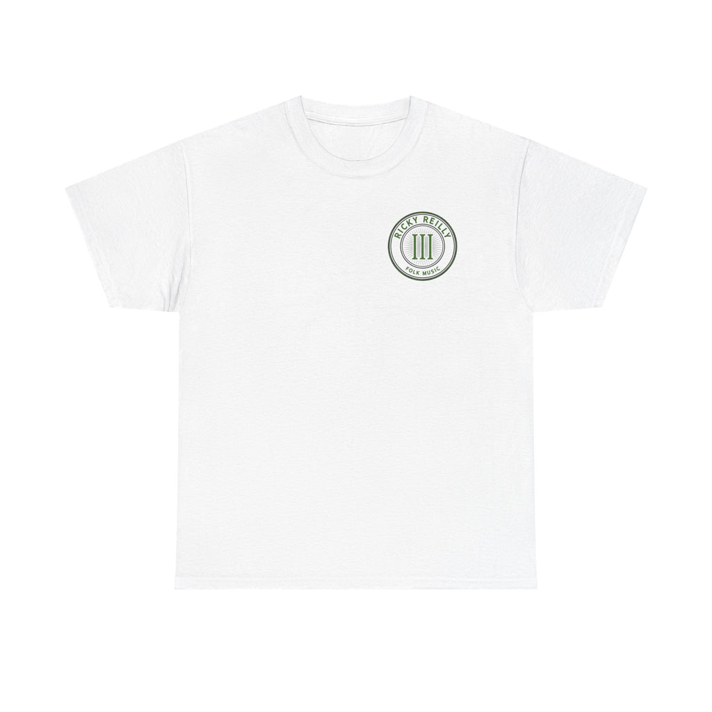 Circle Logo Tee — Vintage Green 'III' Emblem Chest T-Shirt