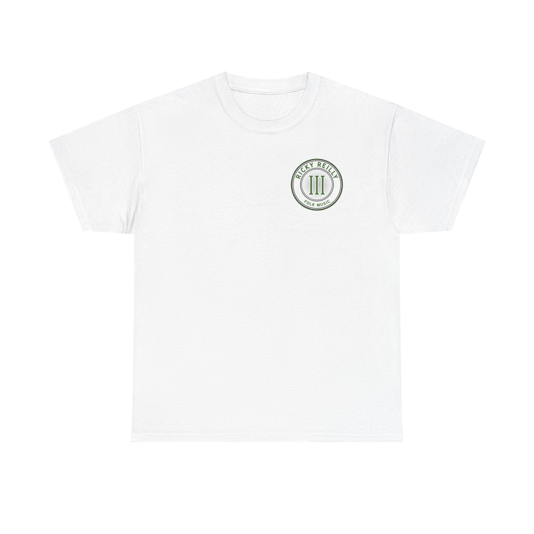 Circle Logo Tee — Vintage Green 'III' Emblem Chest T-Shirt