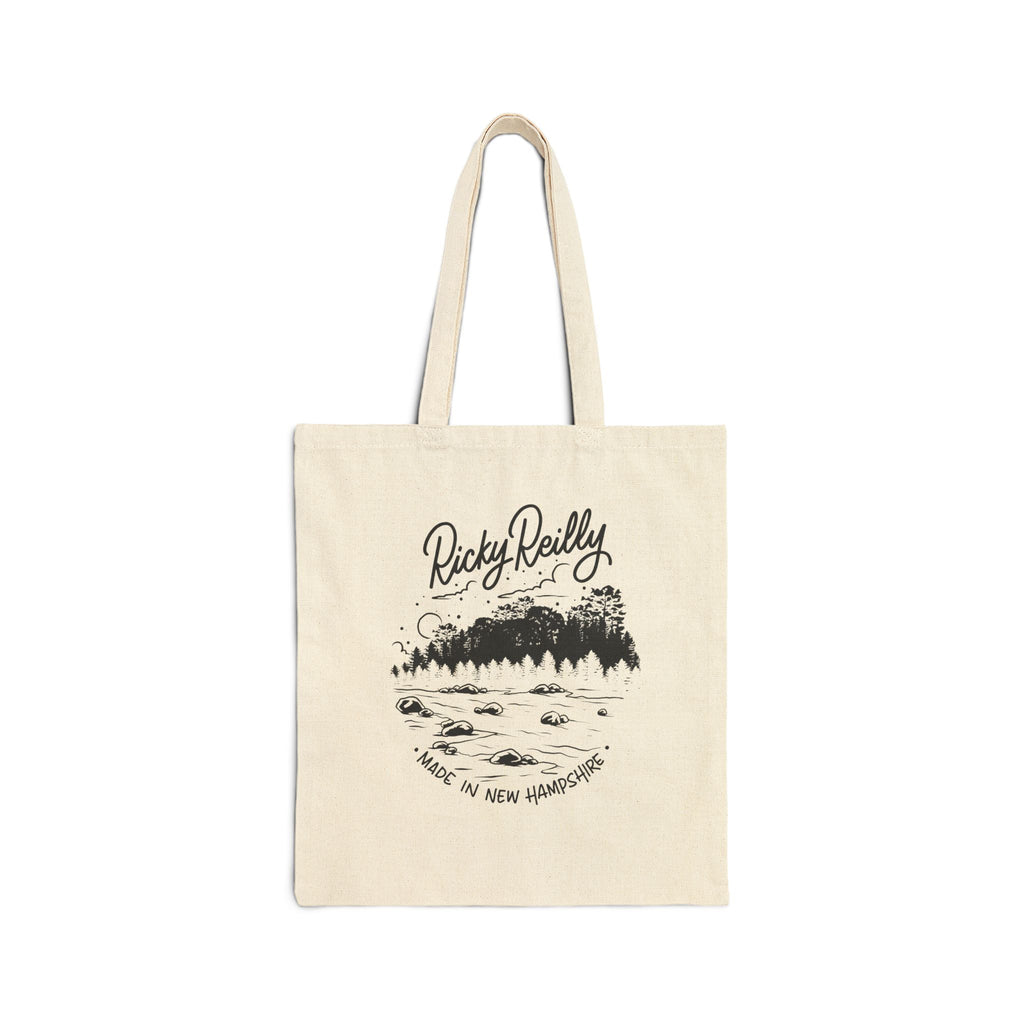 Canvas Tote Bag — Ricky Reilly 'Made in New Hampshire' Scenic Print